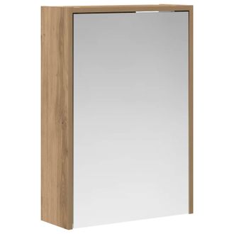 vidaXL Armario Con Espejo De Ba&ntilde;o Roble Artisan 43 X 16 X 62.5 Cm Vidaxl