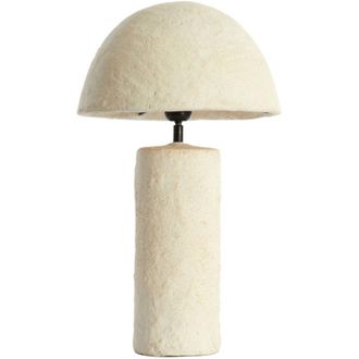 Light & Living L&aacute;mpara De Mesa - Qazu - Beige - Papel - E27 - - Light&living
