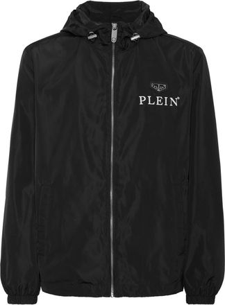 Philipp Plein Nylon Windbreaker - Heren - Zomerjassen - Zwart - 2XL - Nylon - Jassen