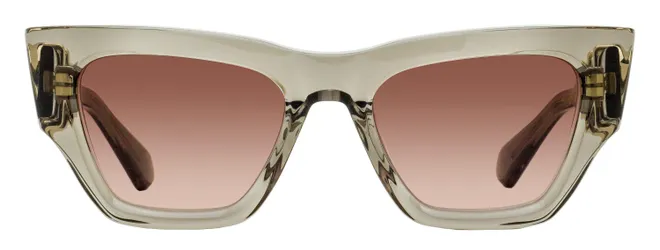 VLS-166 Oversized Acetate Square Sunglasses - Gray