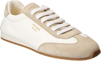 Prada Leather & Suede Sneaker