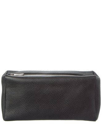 The Row Leather Clutch