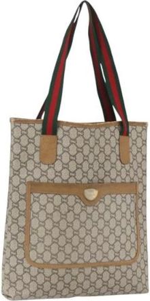 Gucci Pre-owned Tote Bags, female, Beige, Size: ONE SIZE Pre-owned Tote Bag