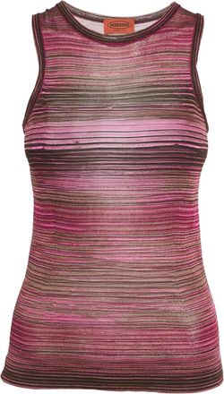 Missoni Canotta a righe - Rosa