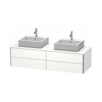 Duravit Mueble Bajo Lavabo Xsquare 400x1600x548mm Para 2 Lavabos Blanco Mate