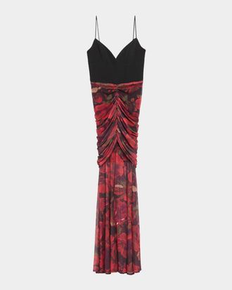 Black Halo Azura Floral Maxi Dress