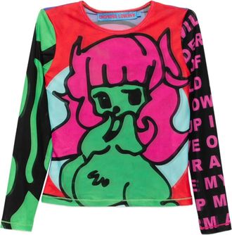 Chopova Lowena Top in rete - Rosa