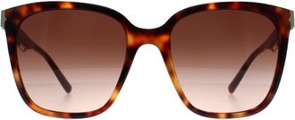 Bulgari Bvlgari Square Dames Havana Bruin Gradient BV8245