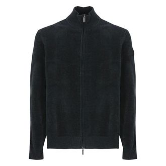 Roberto Ricci Design Maglia Full Zip in Velluto - - Knitwear - Uomo - Blu - M