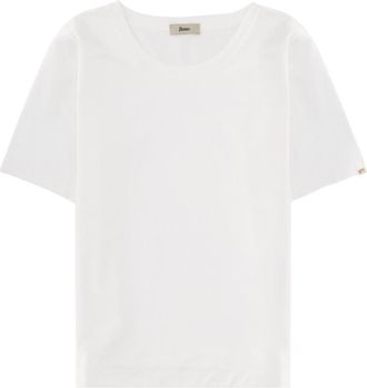 Herno White Crew Neck T-Shirt