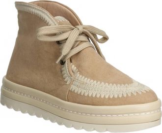 Love Rio Womens Carrie Suede Bootie In Nude