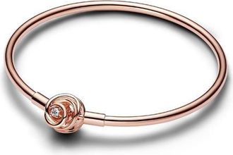 Pandora Moments Encircled Clasp Bangle