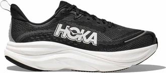 Hoka One One Mens Skyflow Running Shoes In Black/white