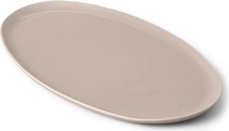Fable Home Oval Serving Platter in Desert Taupe at Nordstrom, Size Large