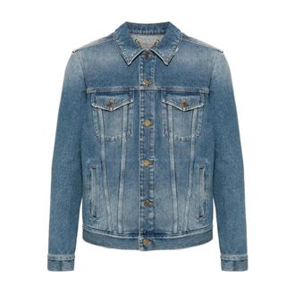 Golden Goose Denim Jackets, male, Blue, Size: XS Regular Jacket