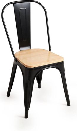 Regalos Miguel Sillas Comedor - Silla Torix Madera Natural - Negro