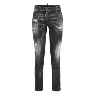 Dsquared2 Cropped Jeans, female, Gray, XS, Twiggy Cropped Jeans