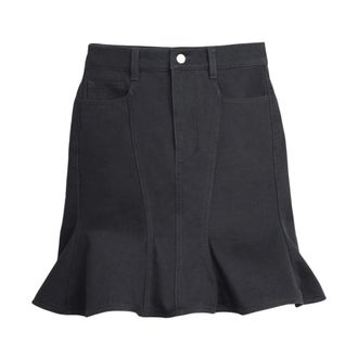 Marc Jacobs Black Fluted Skirt with High Waist - female - Marc Jacobs - Denim Skirts - Black - W26 - Skirts