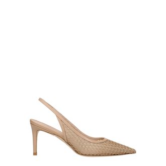 Stuart Weitzman Beige Leather High Heel Womens Pumps