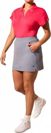 Tribal 4 Way Stretch Skort In Slate