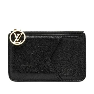 Louis Vuitton Pre-owned Wallets, female, Black, Size: ONE SIZE Pre-owned Card Case