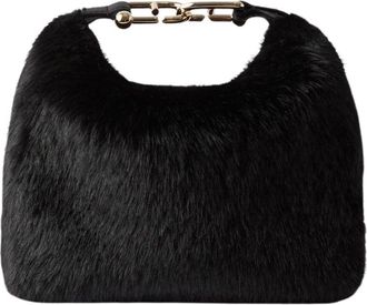 Furla Tonie Mini Hobo Teddy Lux Fabric Bag