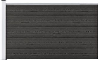 vidaXL Valla De Jard&iacute;n De Wpc Gris 175x105 Cm Vidaxl