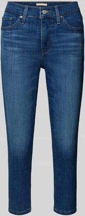 Levi's Skinny Fit Caprijeans aus Baumwoll-Mix Modell 311 in Dunkelblau, Gr&ouml;&szlig;e 25