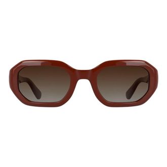 Longchamp Brown Gradient Geometric Ladies Sunglasses LO794S 847 52