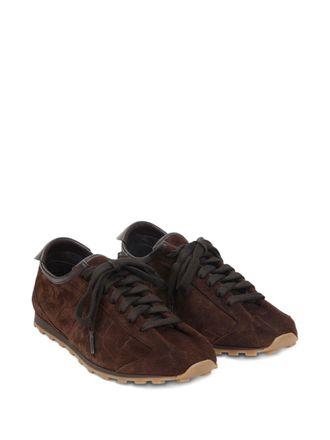 Jacquemus Suede Leather Sneaker - Brown