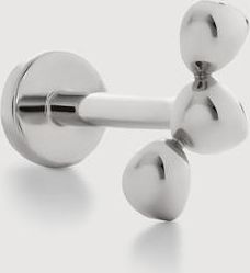 Monica Vinader Gold Mini Nugget Cluster Flat Back Piercing Stud