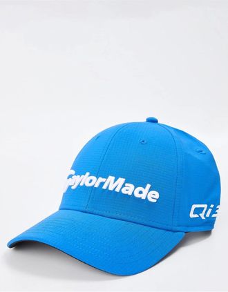 TaylorMade Taylormade Mens Wordmark Logo Pre Curved Brim Baseball Cap - Blue - Size: MENS