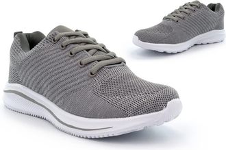 Generic Ladies Lace Up Trainers Size 5 Lace Up Trainers Size 4 Ladies Lightweight Trainer Womens Lightweight Trainer Memory Foam Sizes 3-8 Grey 5 UK