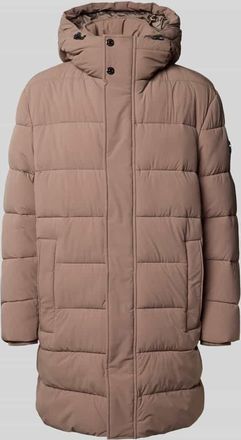 Joop Steppmantel mit Eingrifftaschen Modell Winsten in Mittelbraun, Größe 46