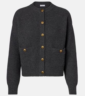 Brunello Cucinelli Wool, cashmere, and silk cardigan