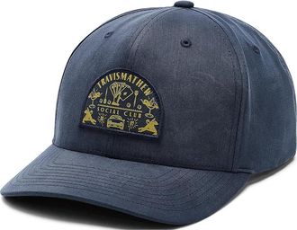 Travis Mathew Club Dues Mens Hat Caps Total Eclipse, Polyester