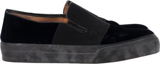 Dries Van Noten Instapper Sneakers in Zwarte Fluweel