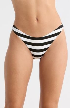 Maaji Sublimity Reversible Bikini Bottoms in Black at Nordstrom Rack, Size Medium