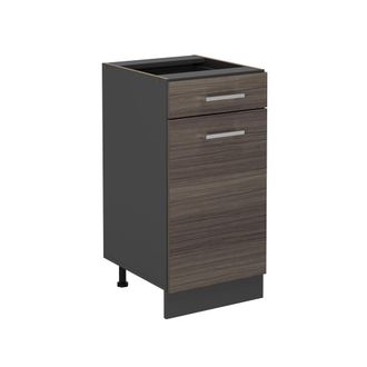 Vicco Mueble Bajo De Cocina R-line, Gris Noble, 40 Cm Sin Encimera