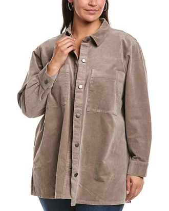 Eileen Fisher Eileen Fisher Plus Classic Collar Corduroy Jacket