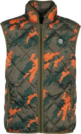 Billionaire Boys Club Gilet imbottito con stampa camouflage - Verde