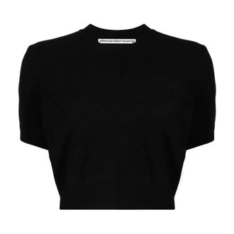 Alexander Wang Dames, Truien, Zwart, Maat: M Polyamide