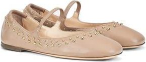 AGL Iris Studded Mary Jane Flat in Argilla Brown at Nordstrom Rack, Size 10.5Us / 40.5Eu