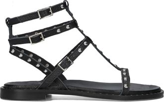 Stefano Lauran Elegante zwarte sandalen voor dames - Dames - Sandalen - Zwart - 41 EU - Schoenen