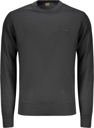 HUGO BOSS Avac C-1 Jersey de Cuello Redondo - Knitwear - Hombre - Negro - 2XL