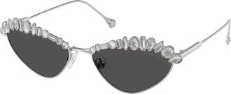 Swarovski SK 7009 400187 55mm Womens Irregular Sunglasses
