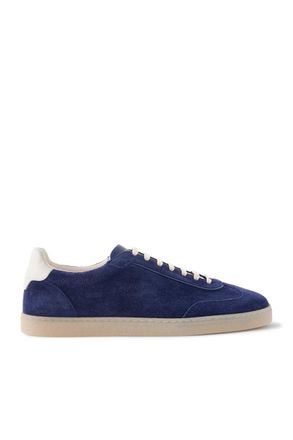 Brunello Cucinelli Coda di Rondine Suede Sneakers
