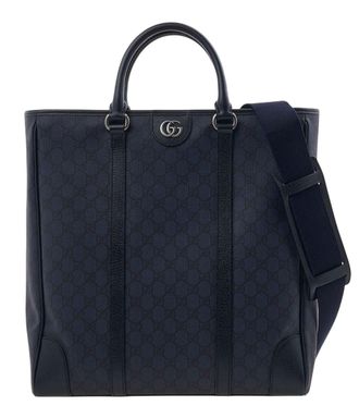 Gucci Navy Blue Ophidia Large Tote