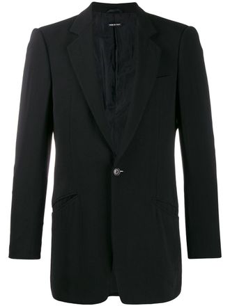 Giorgio Armani 1990s tailored blazer - Black