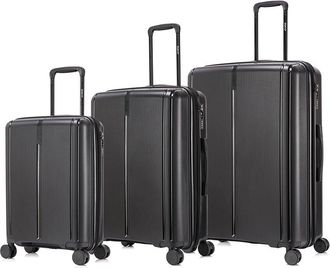 Dukap Dukap 3Pc Airley Lightweight Expandable Hardside Spinner Luggage Set